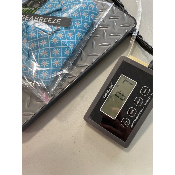 Seabreeze Long Sleeve Golf Polo Shirt Women MED Floral Print Blue Athleisure NEW - Picture 7 of 7